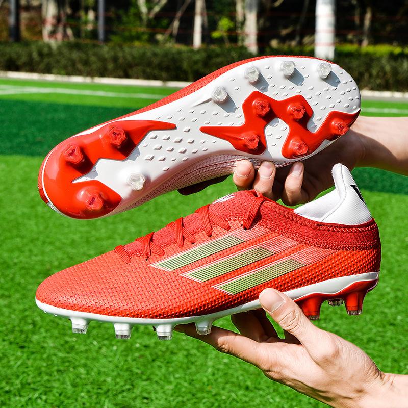 Fabrik C Luo Neue Fußballschuhe Jungen und Mädchen Kinder Lange und Kurze Stollen Erwachsene Rasen Sportschuhe Trainingsschuhe