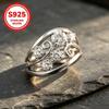 An elegant ring for women925Pure silver inlaid with brilliant stones3A Premium zirconia jewelry is a meaningful gift choice for birthday occasions