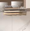 Küchen-Hänge-Organizer-Regal mit Haken unter dem Schrank Papierhandtuch Lappen Aufhänger Schneidebrett Topfdeckelhalter Lagerregal