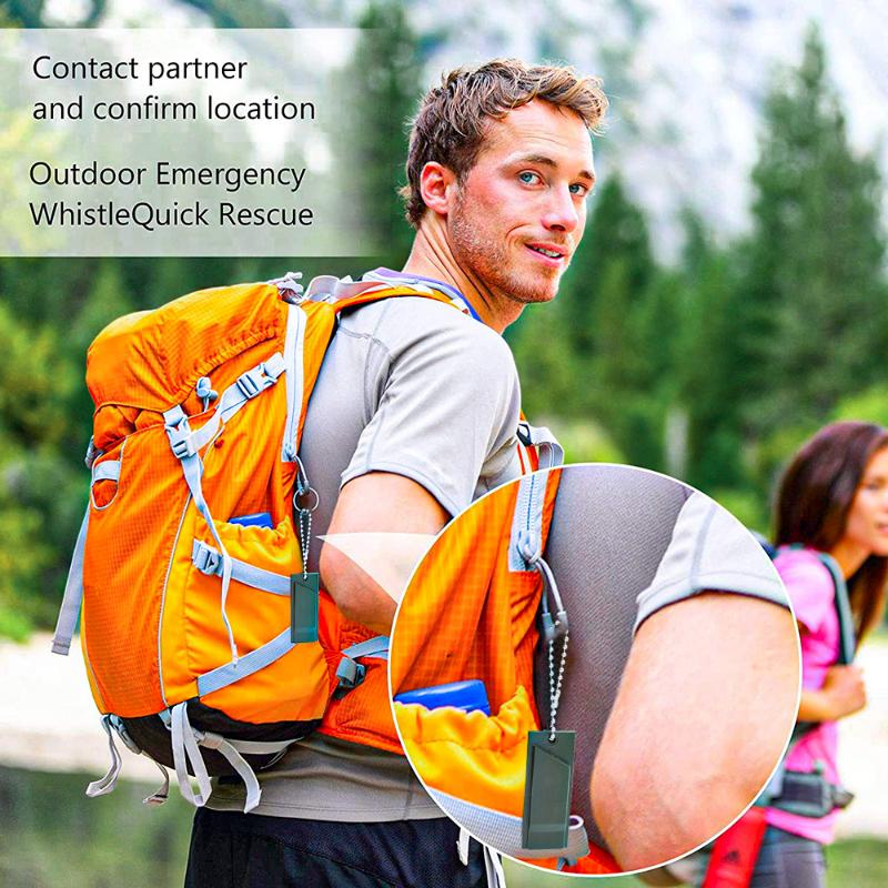 3er-Pack 120dB Überlebenspfeife - Dreifrequenter Notfallalarm für Camping, Wandern & Outdoor-Sicherheit, PE-Material mit Schlüsselanhänger