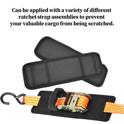 Ratsche Spanngurt Schutz 2 Stück Bootsanhänger Spanngurt Schutz Polyester Verstellbares Polster für Auto Bootsanhänger Deck Marine
