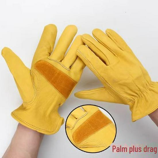 Mănuși de Sudură din Piele de Oaie cu Rezistență la Arc Argon - Respirabile, Rezistente la Uzură, Anti-Opărire, Izolație Flexibilă pentru Întreținerea Sudorului