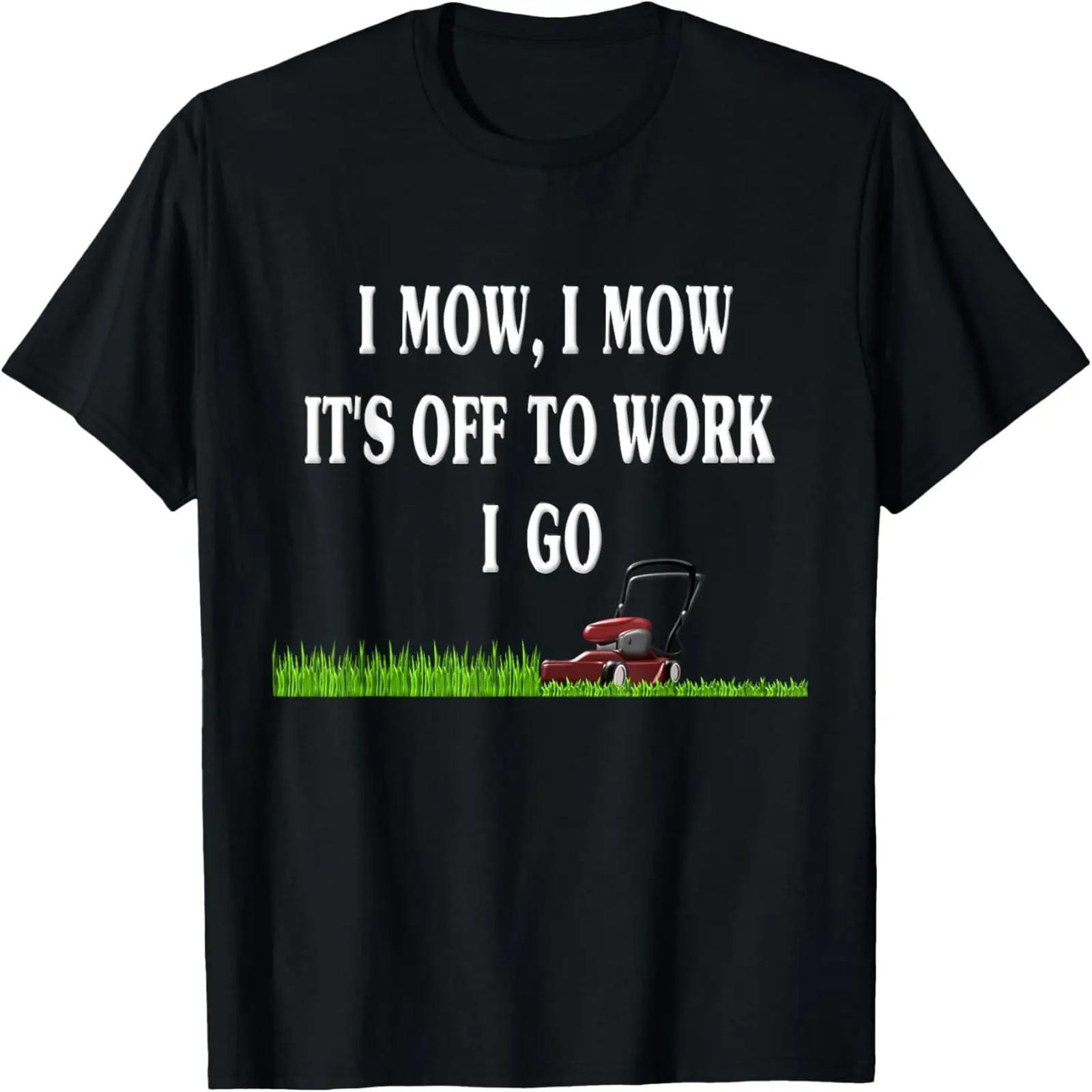 

Lawn Mowing Shirt Lawn Mower Grass Cutting Gardener T-Shirt XXXXXL чёрный