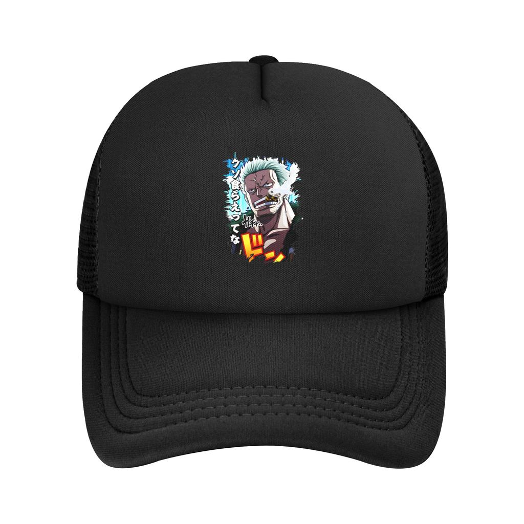 onepieces Trafalgar Law Logo Mesh Baseball Caps Unisex Women Outdoor Trucker Hat Surgeon of Death Adjustable Summer Sun Caps