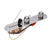 Guitar Control Plate Iron Improve Tone Pre Wired Guitar Control Plate Replacement Silver