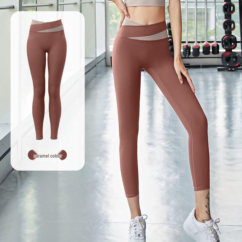 

Women s Seamless Yoga Suit – Quick-Dry, Tummy Control, Long Pants for Running, Indoor Fitness, and Dance M (95-105 Jin)