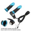 1 Pair 12V‑99V Throttle Grips     Throttle Accelerator Grip Handlebar with Keys for Electric Bike Scooter