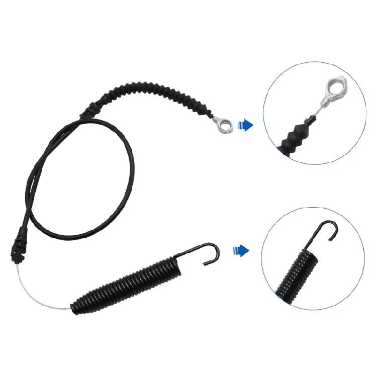 Stainless Steel 946-05124A Engagement Cable Replacment Engage Cable for T110 746-05124A Riding Mower Accessories