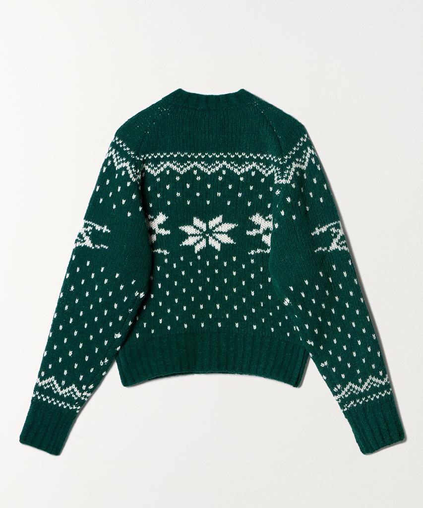 Tudument Winter Ski Knit Deep Green