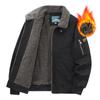 Herren Winter Wärme High-End Herren Plüsch Pilotenjacke Mantel Lamm Fleece Arbeitskleidung Baumwollkleidung