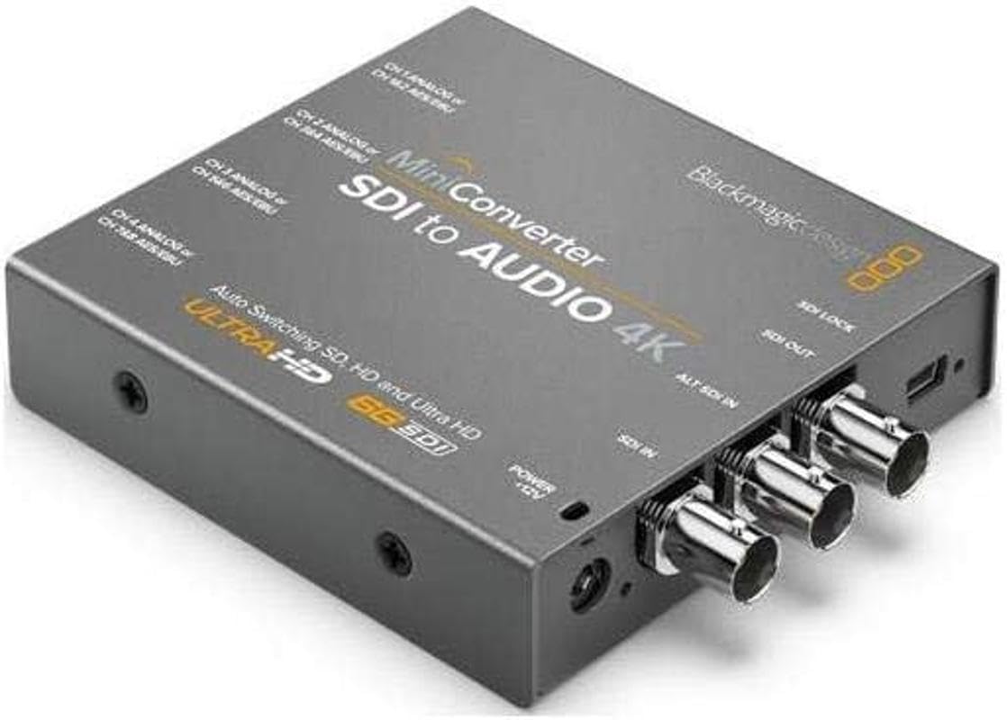 

Blackmagic Design Converter Mini Converter SDI to Audio 4K 002768 [Item]
