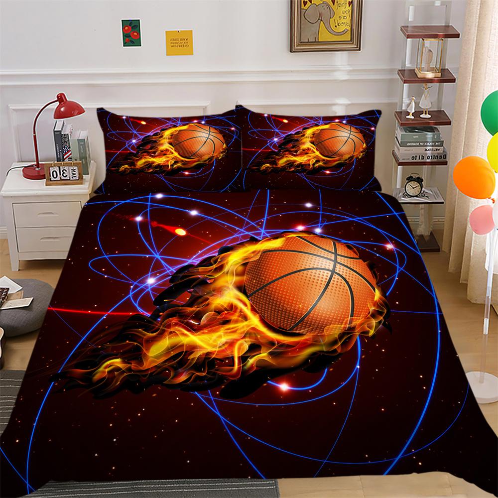 Pościel z nadrukiem w kulki Pokrowiec w pełnym rozmiarze Pościel dla chłopca Projekt Wysokiej klasy poliestrowa, fajna pościel do domu