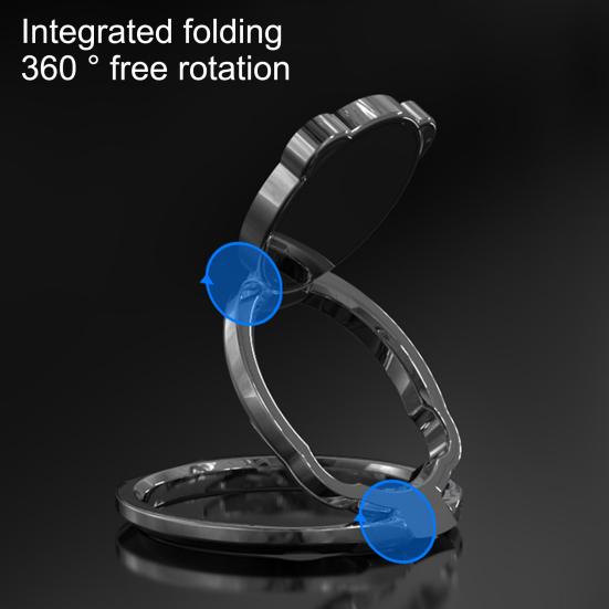 Finger Ring Holder Shape Foldable Portable Cute Bear Magnetic Smart Phone Mount Stand