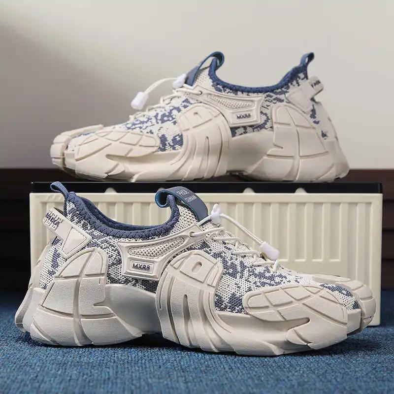 Rubber Sole Lace Up Flat Sports Shoes Plus Size Men Branded Sneakers Husband Clearance Dropshiping Krasovka High Brand Cute