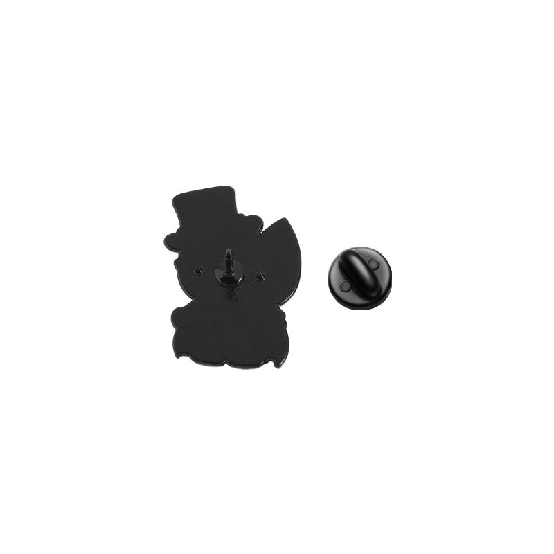 Steampunk Enamel Pins Fun Cute Cat Duck Brooches Lapel Badges Cartoon Cool Animal Jewelry Gift for Kids Friends