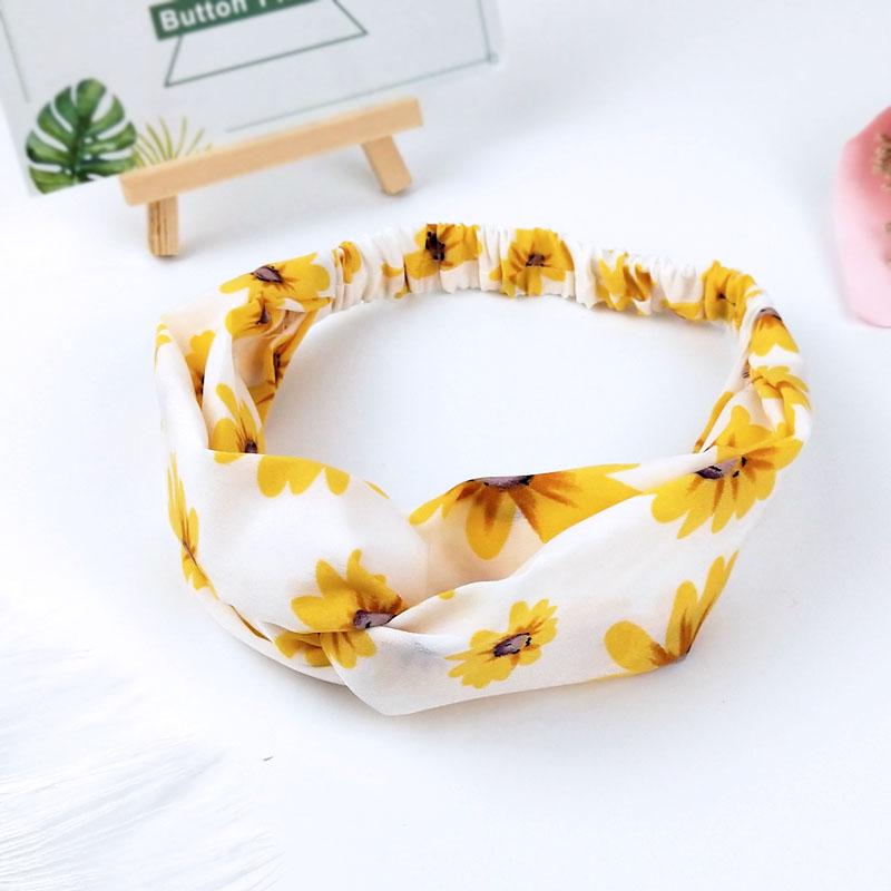 Scrunchies Frau Geknoteter Turban Haaraccessoires für Mädchen Stirnband Turban Elastisches Haarband Kopfwickel Gestreifte Haar-Scrunchies