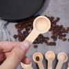 10/30PCS Mini Wooden Spoons Round Head Coffee Honey Tea Spoon Kitchen Natural Wood Sugar Salt Condiment Scoop Reusable Tableware