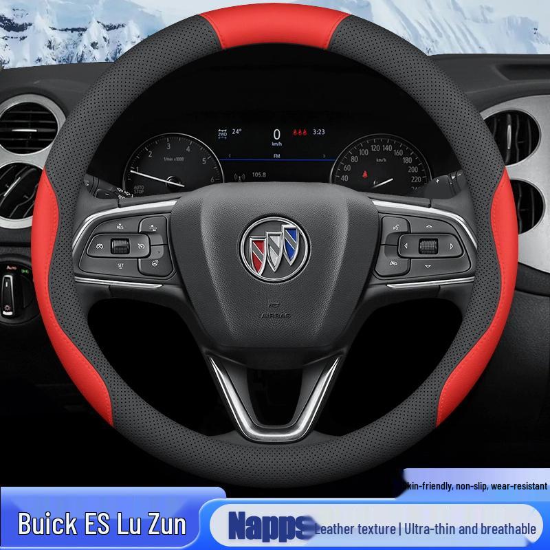 2023 Buick ES Avantgarde 653t Steering Wheel Cover: Anti-Slip, Sweat-Absorbing, Sleek Design