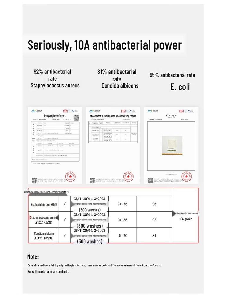B.JOBSEN Men's Antibacterial Breathable Pure Cotton Boxer Briefs (2-Pack)