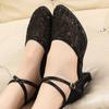 Mesh Women's Tango/Ballroom/Latin Dance Dancing Shoes Heeled Salsa Professional Dancing Shoes for Girls Ladies 3.5/5.5cm