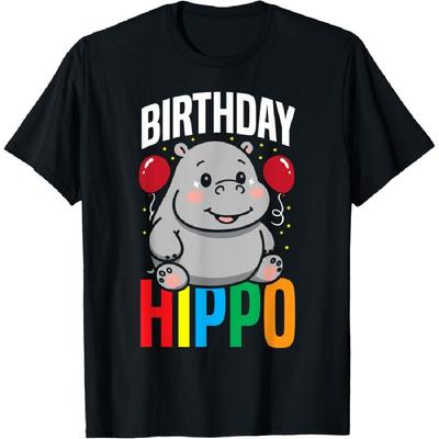 Birthday Hippo Hippopotamus T-Shirt