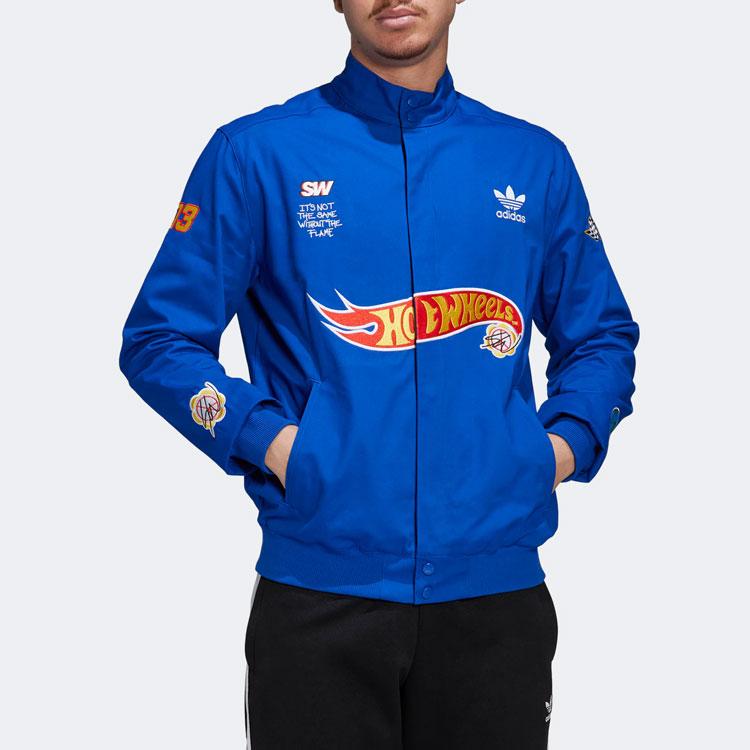 Adidas X Sean Wotherspoon x Hot Wheels Rennjacke Blau/Powerblau Herren Streetwear HT6584