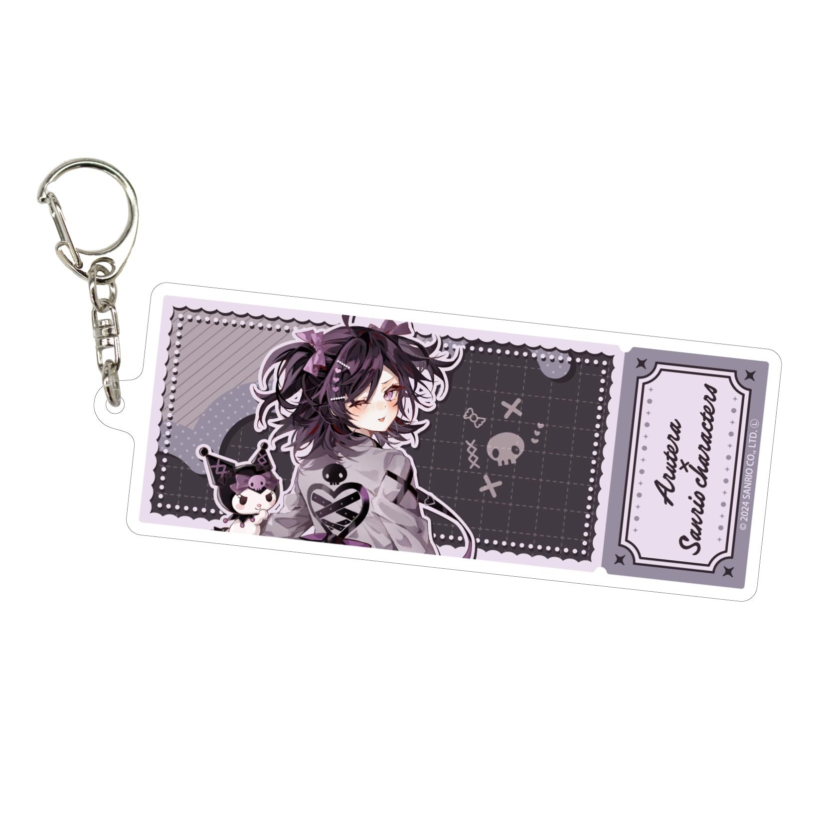 

Altera x Sanrio Characters 04 Kuromi Large Acrylic Keychain [Collaboration Illustration]