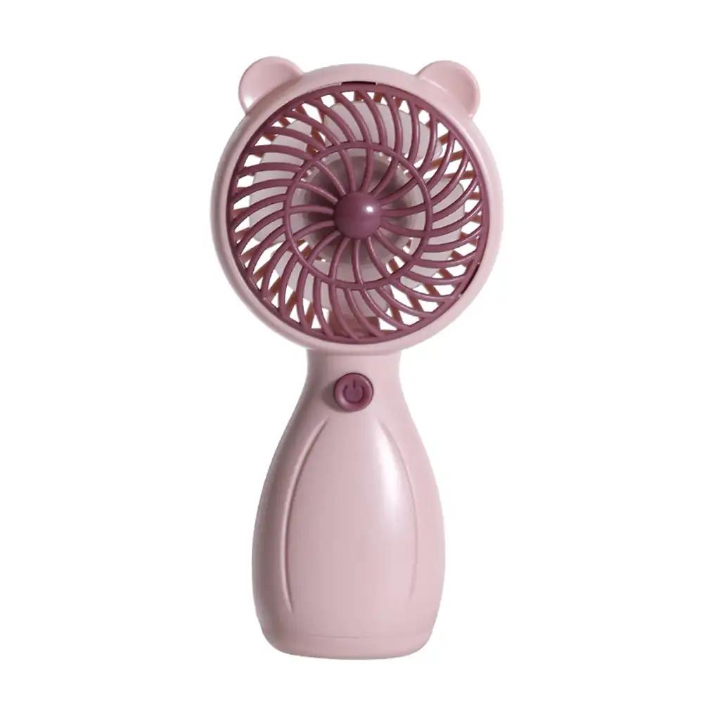 

Mini Cute Shape Fan Portable Pocket Handheld Fan USB Charging Fan Adujustable Summer Cooling Fan for Home Outdoor Dormitory розовый