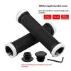 Double Lock On Bike Handlebar Grip 1Pair for Folding Bicycles Non-Slip Plastic for Safe Riding