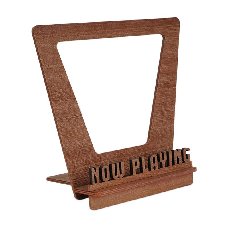 

Now Playing Vinyl Record Stand Retro Holder for Vinyl Record Wood Record Display Stand LP Vinyl Gift Ideas Turntable Accessories United States