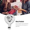 Virgin Mary Pendant Exquisite Color         Steel Mother of God Pendant for Women Christian