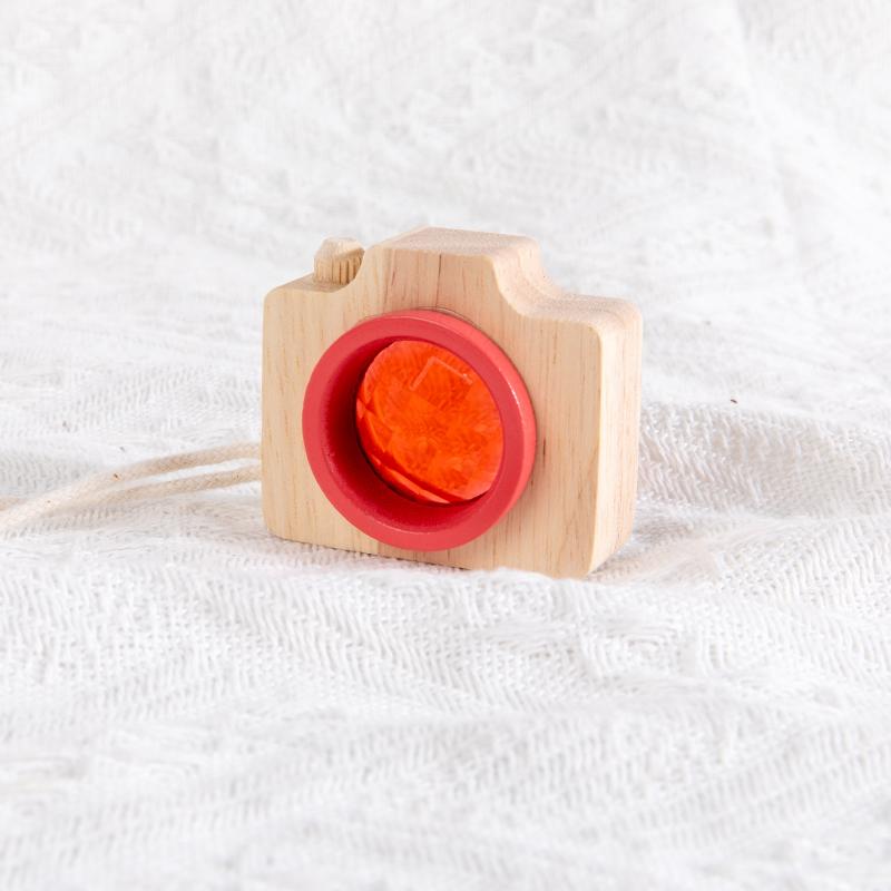Baby Holz Bunte Kamera Kaleidoskop Spielzeug für Kinder Regenbogen Holz Spielzeug für Kinder Kinder Lernen Frühe Pädagogische Spiel