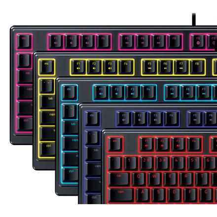 Razer | Herní klávesnice | Chasuble V3 X | Herní klávesnice | RGB LED osvětlení | US | Kabelová | Černá | Numerická klávesnice | Tichá membrána
