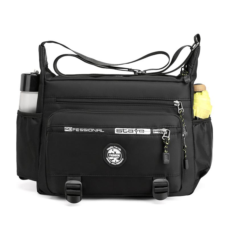 Men's Messenger Bag Crossbody Shoulder Bags Men Small Sling Pack for Work Business Waterproof Oxford Packs Satchel Purse