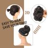 Synthetischer Dutt Haarklammern Flauschiges Lockiges Haar Für Frauen Pferdeschwanz Haar Erhöht Krallenclip Lebensechtes Haarteil Styling-Werkzeuge