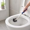 Wall Mounted Toilet Brush, Anti-Slip Handle Curved Soft Bristles Toilet Cleaner, Toilet Grooves Bathroom Brush for Deep Cleaning