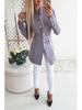 European American Slim-Fit Long-Sleeve Blazer Jacket
