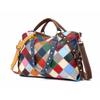 Random Checkered Leather Rivet Bag for Women  Multifunctional Crossbody Shoulder Bag