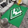 Green Geometric Star Emblem Suitable As a Non-slip Mat for the Living Room or Bedroom Sofa