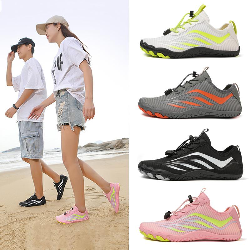 Creek Shoes, Beach Shoes, Men's and Women's Couples, Breathable and Quick-drying Five-finger Fitness Sneakers, Outdoor Wading Fishing