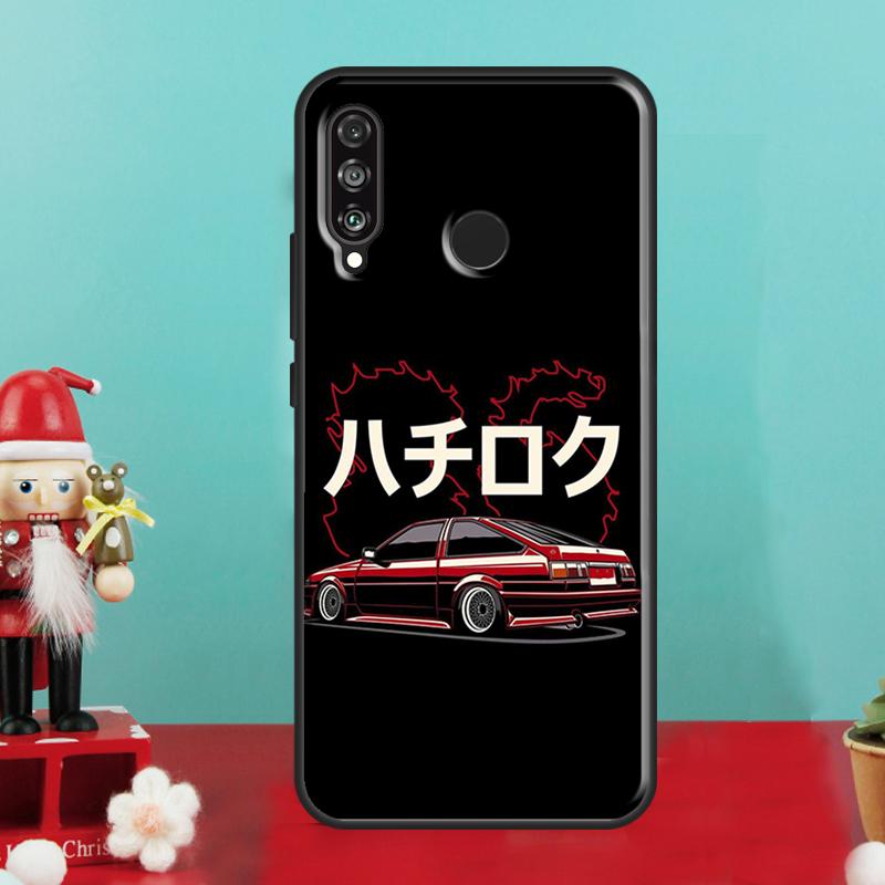 Japan JDM Sports Car Comic For Huawei Nova 9 10 SE 12i 11i 8i 12s Y90 Y60 Y70 Y72 Y61 Y91 P20 P40 P30 Lite P60 Pro Case