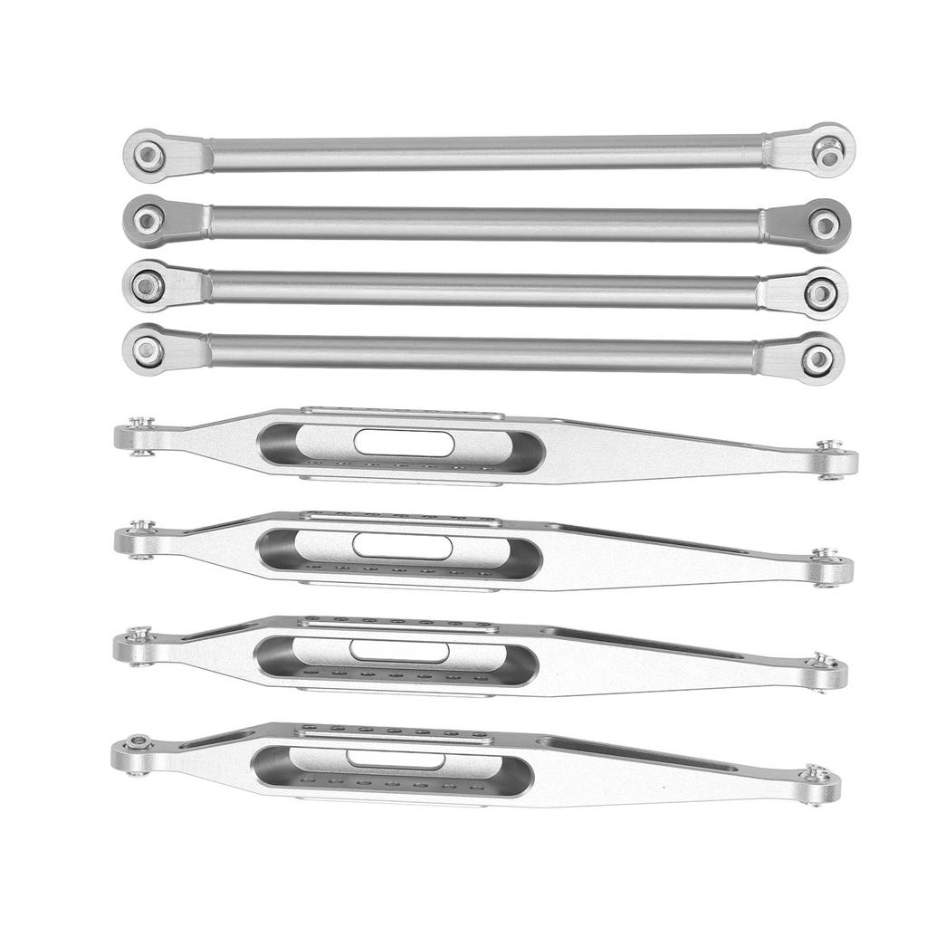 Upper Lower Suspension Links Aluminium Alloy High Strength Exquisite RC Suspension Links Set for LOSI 1 8 LMT 4WD RC Car