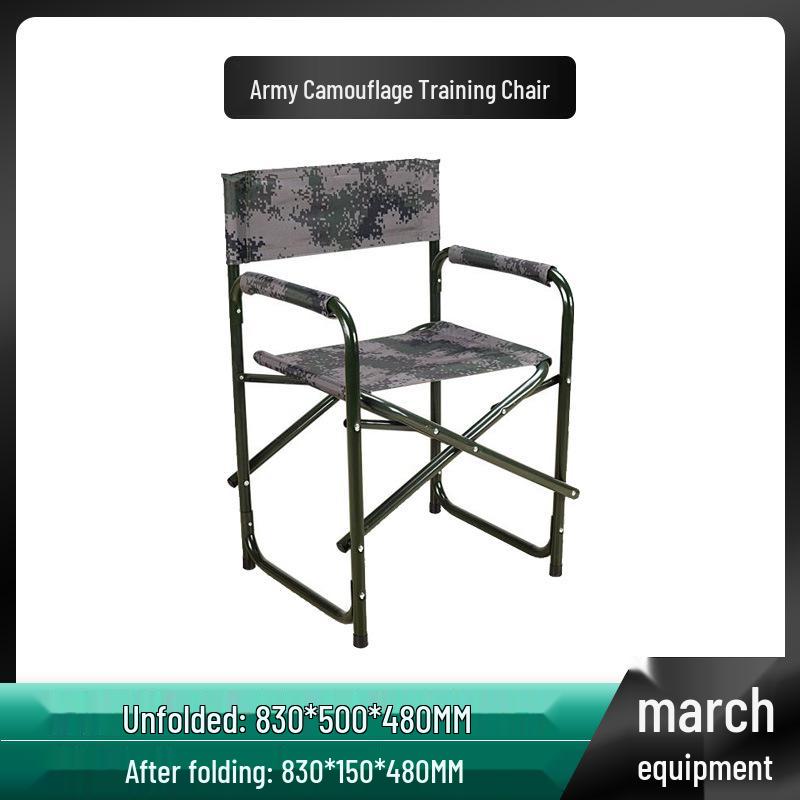 Portable Outdoor Folding Camping Table and Chair Set - Lightweight Steel & Plastic