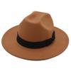 Top Hat Foreign Style Jazz Hat Men'S And Women'S Felt Hat Woolen Hat Temperament Sun Hat Ins Wind