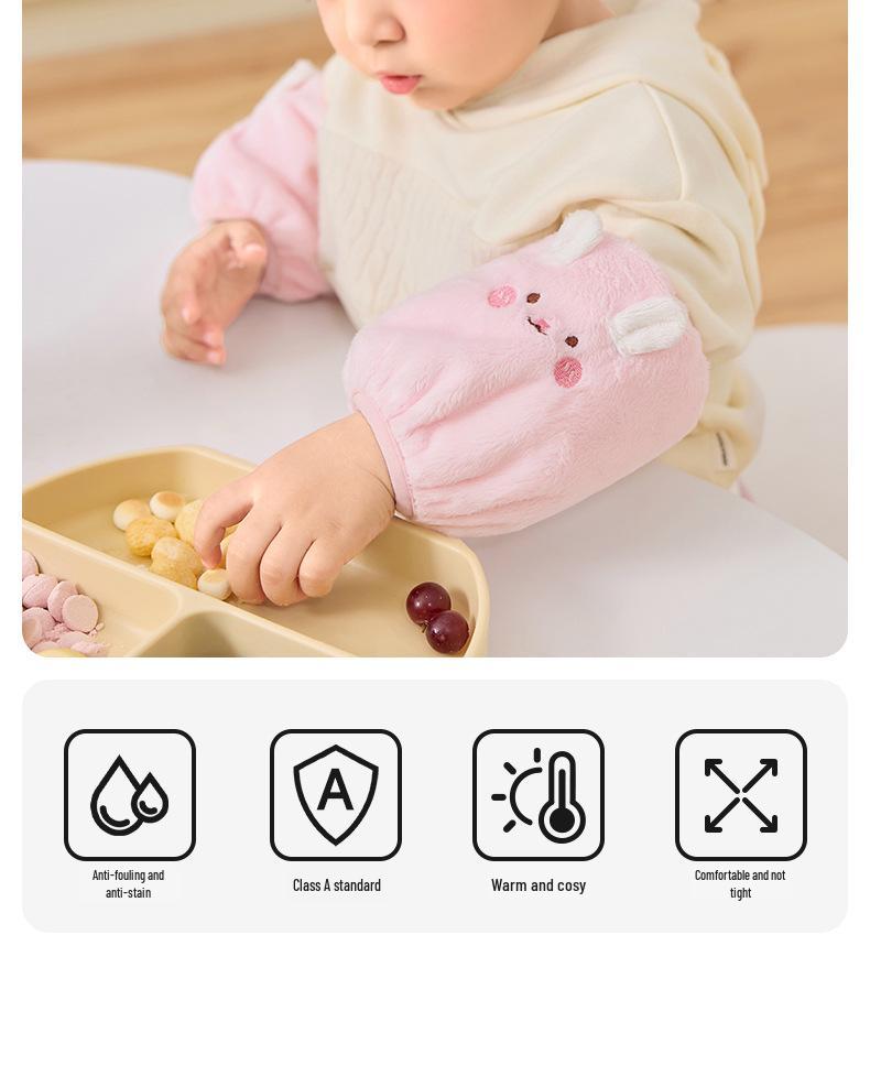 Nidoran 2025 Kids' Autumn/Winter Arm Protectors - Anti-Stain, Warm Sleeves for Boys & Girls