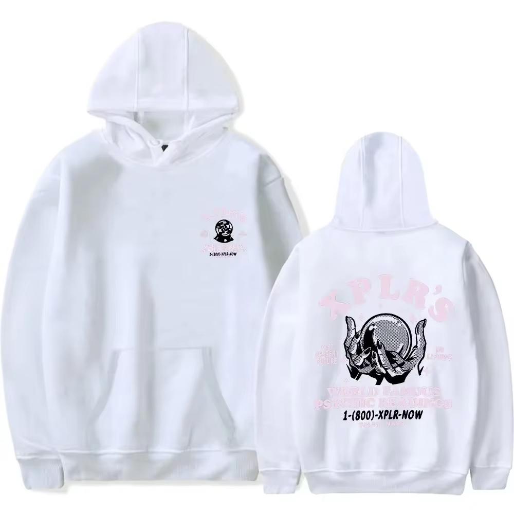 XPLR CFD Logo Stampato Sam and Colby Merch Felpe Uomo Donna Unisex Hip Hop Oversize Casual Tuta Felpa Harajuku YK2 Top