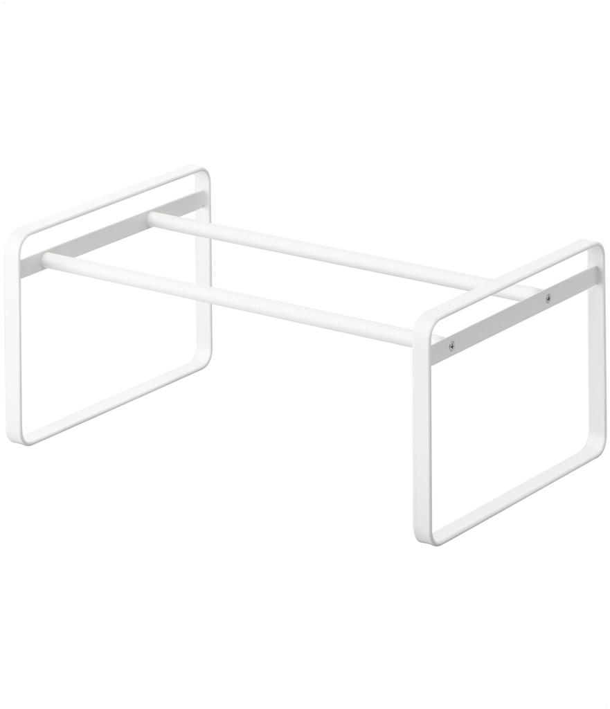 Yamazaki Extendable Shoe X D25 X Fits Under Shoe Shoe 7209 Rack, White, Approx. W41-70 H17.5cm, Frame, Cabinet, Storage,