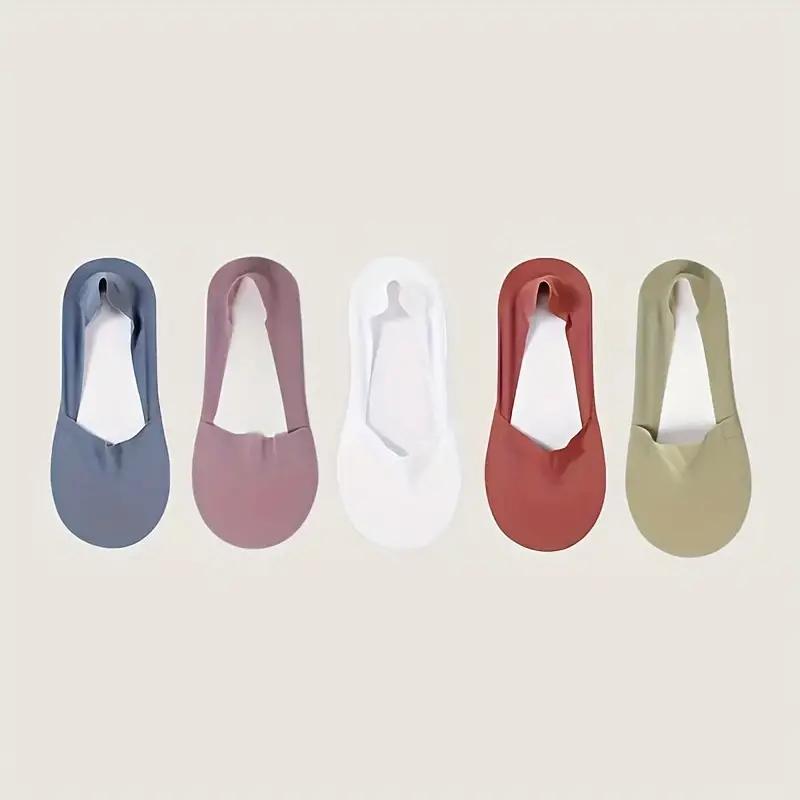 

5 пар носков из охлаждающей ткани, простые и легкие невидимые носки, женские чулки и чулочно-носочные изделия