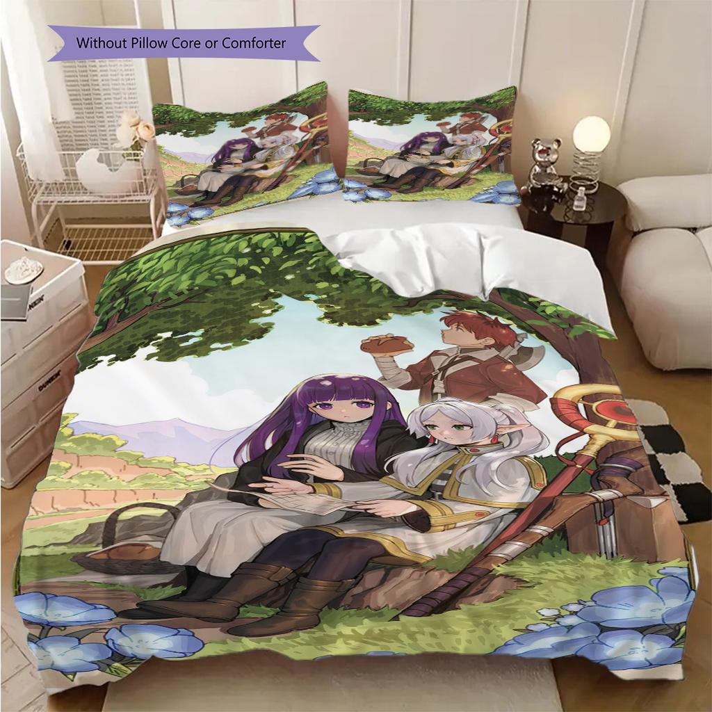 Companions Azure Threepiece Set 1 Duvet Cover 2 Pillowcase Without Core Gift Bedding Set Duvet Cover And Pillowcase Decorative Down Comforter