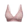Plus Size Leopard Print Seamless Push Up Bra For Women